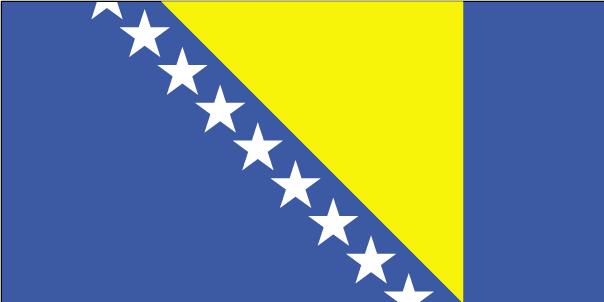 Bosnia and Herzegovina Country Flag Map Capital City Population