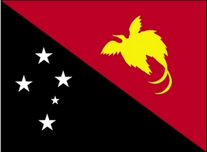 Papua New Guinea Flag:
