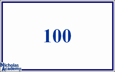 arabic number 100