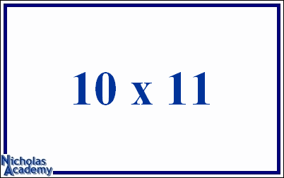 10 x 11