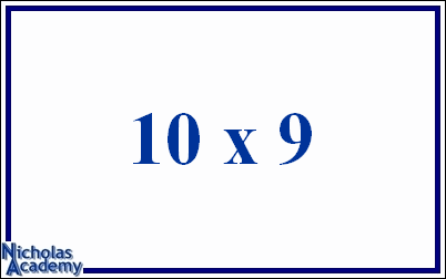 10 x 9