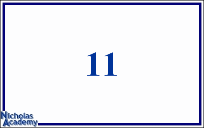 arabic number 11