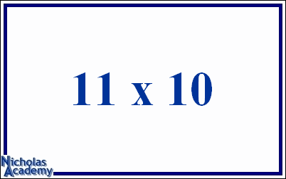 11 x 10