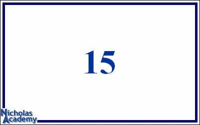 arabic number 15