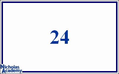 arabic number 24