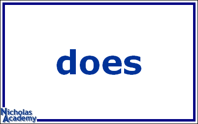 does