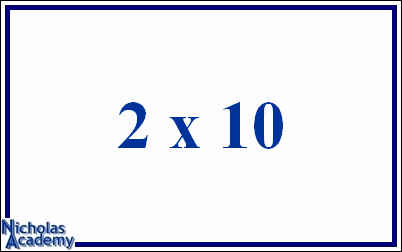 2 x 10