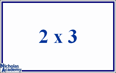 2 x 3