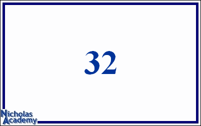 arabic number 32