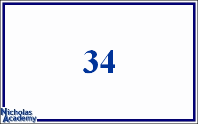 arabic number 34