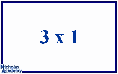 3 x 1