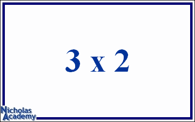 3 x 2