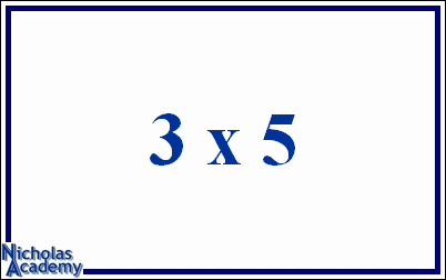 3 x 5