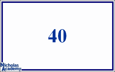 arabic number 40
