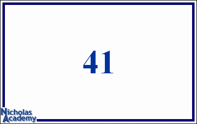 arabic number 41