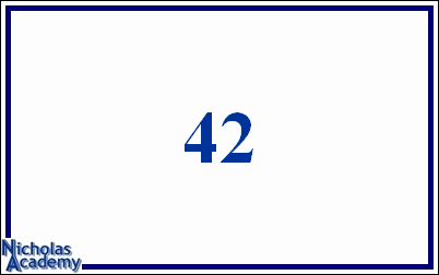 arabic number 42