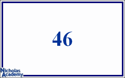 arabic number 46