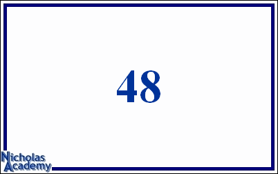 arabic number 48