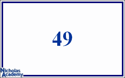 arabic number 49