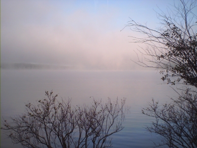 Fog on DeGray Lake 2
