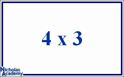 4 x 3