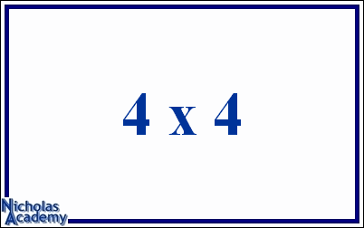 4 x 4