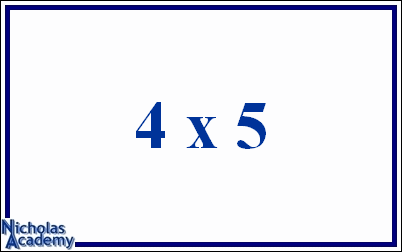 4 x 5