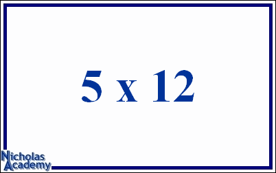5 x 12