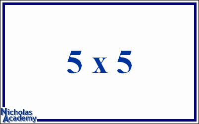 5 x 5