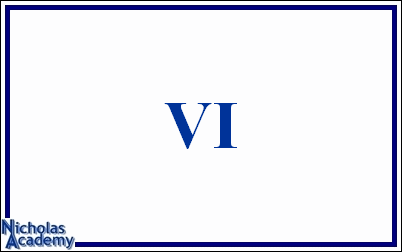 roman numeral VI