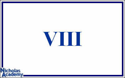 roman numeral VIII