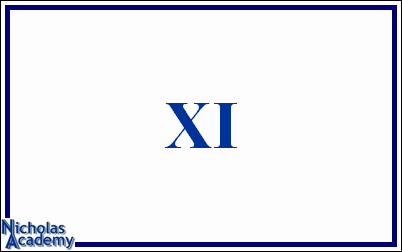Roman Numeral Flash Cards 10 to 18