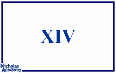 roman numeral XIV