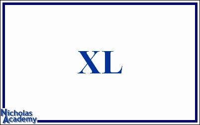 roman numeral XL