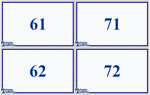 printable numbers 61 to 80 flash cards