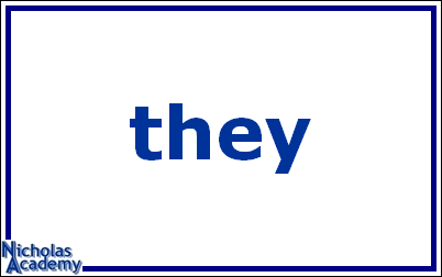 they