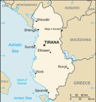 Albaniamap 