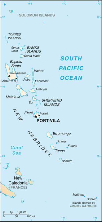 Vanuatu Map